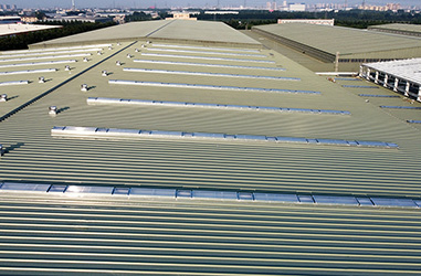 一字型连体电动消防排烟天窗